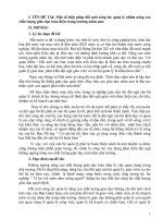 SKKN một số biện pháp đổi mới công tác quản lý nâng cao chất lượng giáo dục toàn diện cho trẻ trong trường mầm non