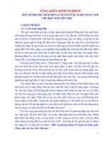 SKKN một số phương pháp rèn luyện kĩ năng nghe tiếng anh cho học sinh tiểu học