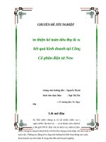 Hoàn thiện kế toán tiêu thụ  xác định kết quả kinh doanh tại công ty cổ phần điện tử new 