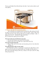 Thủ tục xuất khẩu đồ nội thất gỗ