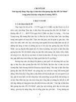 CHUYÊN đề môn GDCD  2018 2019