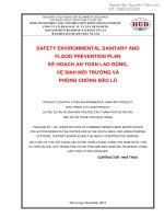 Kế hoạch An toàn lao động, vệ sinh môi trường, phòng chống bão lũ