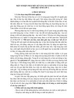 SKKN một số biện pháp rèn kĩ năng so sánh hai phân số cho học sinh lớp 4