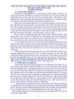 SKKN một số trò chơi ngôn ngữ giúp học sinh tiểu học hứng thú học môn tiếng anh