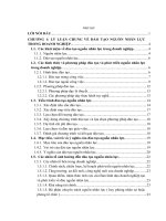 Thực trạng và giải pháp đào tạo nguồn nhân lực tại Công ty cổ phần tư vấn xây dựng và đầu tư phát triển Hà Nội