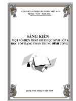 SKKN một số biện pháp giúp học sinh lớp 4 học tốt dạng toán tìm số trung bình cộng