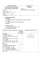 giáo án gdtc cho sinh viên đại học môn nhảy cao