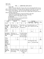 Kiểm tra giữa kì II   KHTN 6