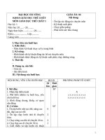 giáo án giáo dục thể chất