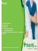 Đại cương gãy xương CLB Y Khoa Trẻ ĐH Y Khoa Vinh