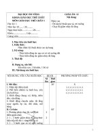 giáo án giáo dục thể chất môn nhảy cao học đại học cao đẳng