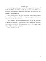 tiểu luận cơ sở lý thuyết tìm hiểu bảng tuần hoàn Mendenleev