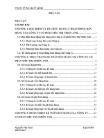 HOÀN THIỆN KẾ TOÁN BÁN HÀNG TẠI CÔNG TY CỔ PHẦN SIÊU THỊ THIÊN ANH.