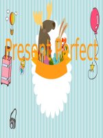 Present perfect Power point bài giảng