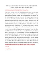 Nghiên cứu MỐI QUAN HỆ GIỮA BẢO TỒN DI SẢN VĂN HÓA THÁNH ĐỊA MỸ SƠN (QUẢNG NAM) VÀ PHÁT TRIỂN DU LỊCH