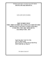 Một số biện pháp thực hiện có hiệu quả công tác khuyến học nâng cao chất lượng giáo dục ở trường tiểu học định hưng giai đoạn 2014 2017 (1)