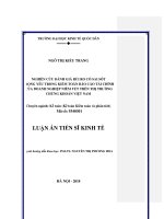 Nghiên cứu đánh giá rủi ro có sai sót trọng yếu trong kiểm toán BCTC của doanh nghiệp niêm yết trên thị trường chứng khoán Việt Nam.