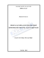 Pháp luật hòa giải tranh chấp kinh doanh thương mại ở việt nam  