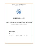 Bai thu hoach thuc te trung cap chinh tri hanh chinh