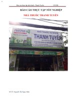 BAO CAO TT NHA THUOC THANH TUYEN