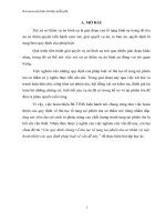 Tiểu luận pháp luật về thủ tục tố tụng tại phiên tòa sơ thẩm  