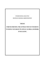 TĂNG CƯỜNG THU hút KHÁCH DU LỊCH đến CÔNG VIÊN địa CHẤT TOÀN cầu CAO  NGUYÊN đá ĐỒNG văn TỈNH hà GIANG e 