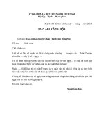 Đơn xin vắng mặt phiên hòa giải,công khai chứng cứ