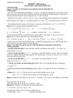 Phương pháp giải các bài toán dao động điều hòa cơ bản