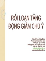 tăng động giảm chú ý trên góc nhìn của  y tế