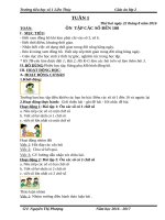 GIÁO ÁN LỚP 2 TỪ TUẦN 1 ĐẾN TUẦN 9 THEO PHÁT TRIỂN NĂNG LỰC HỌC SINH VNEN