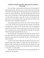 Phân tích tố chất khả năng lãnh đạo của CEO apple – steve jobs 