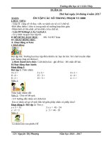 GIÁO ÁN LƠP 2 TỪ TUẦN 3335 THEO PHÁT TRIỂN NĂNG LỰCVNEN