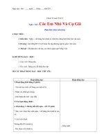 Tuần 8 giáo án lớp 3 soạn theo phát triển năng lực học sinh ( giáo án VNEN)