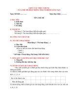 GỢI Ý CẤU TRÚC CHUNG G A TRẢI NGHIỆM SÁNG TẠO