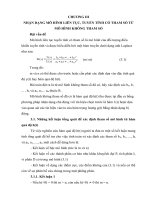 Chương 3 NHẬN DẠNG MÔ HÌNH LIÊN TỤC, TUYẾN TÍNH CÓ THAM SỐ TỪ MÔ HÌNH KHÔNG THAM SỐ