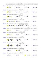 305 bài tập trắc nghiệm toán 10