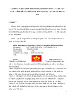 Xây dựng chiến lược maketting cho tổng công ty chè việt nam xuất khẩu sản phầm chè đen sang thị trường liên bang nga 