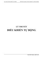 Giáo Trình   Lý Thuyết Điều Khiển Tư Động