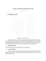 đồ án gia công bề mặt phôi