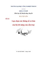Kỹ Thuật Nâng Chuyển   Lựa Chọn Các Thông Số Cơ Bản Của Bộ Tời Nâng Của Cần Trục