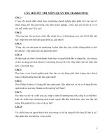 đề cượng ôn thi môn quản trị marketing