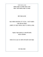 Đặc điểm trường từ vựng ngữ nghĩa chỉ trang phục (trên tư liệu tiếng việt và tiếng anh tt 