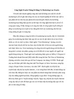 công nghệ truyền thông di động và marketing lan truyền 