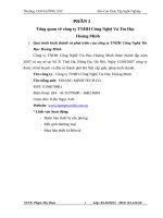 tổ chức công tác kế toán tại công ty TNHH công nghệ tin học hoàng minh 