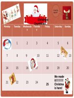 SLIDE PPT ĐẸP  christmas countdown classroom posters 