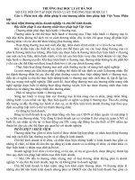 BỘ CÂU HỎI ÔN TẬP HỌC PHẦN LUẬT THƯƠNG MẠI MODULE 1