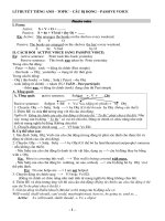 PASSIVE VOICE Lí Thuyết Bài Tập Đáp Án