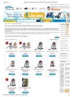 Phân phối máy hút bụi Topclean  Điện máy Hoàng Liên