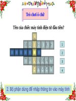 SLIDE PPT ĐẸP  tro choi