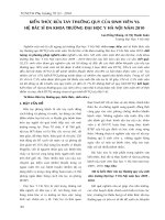 Kiến thức rửa tay thường quy của sinh viên y6 hệ bác sĩ đa khoa trường đại học y hà nội năm 2010 